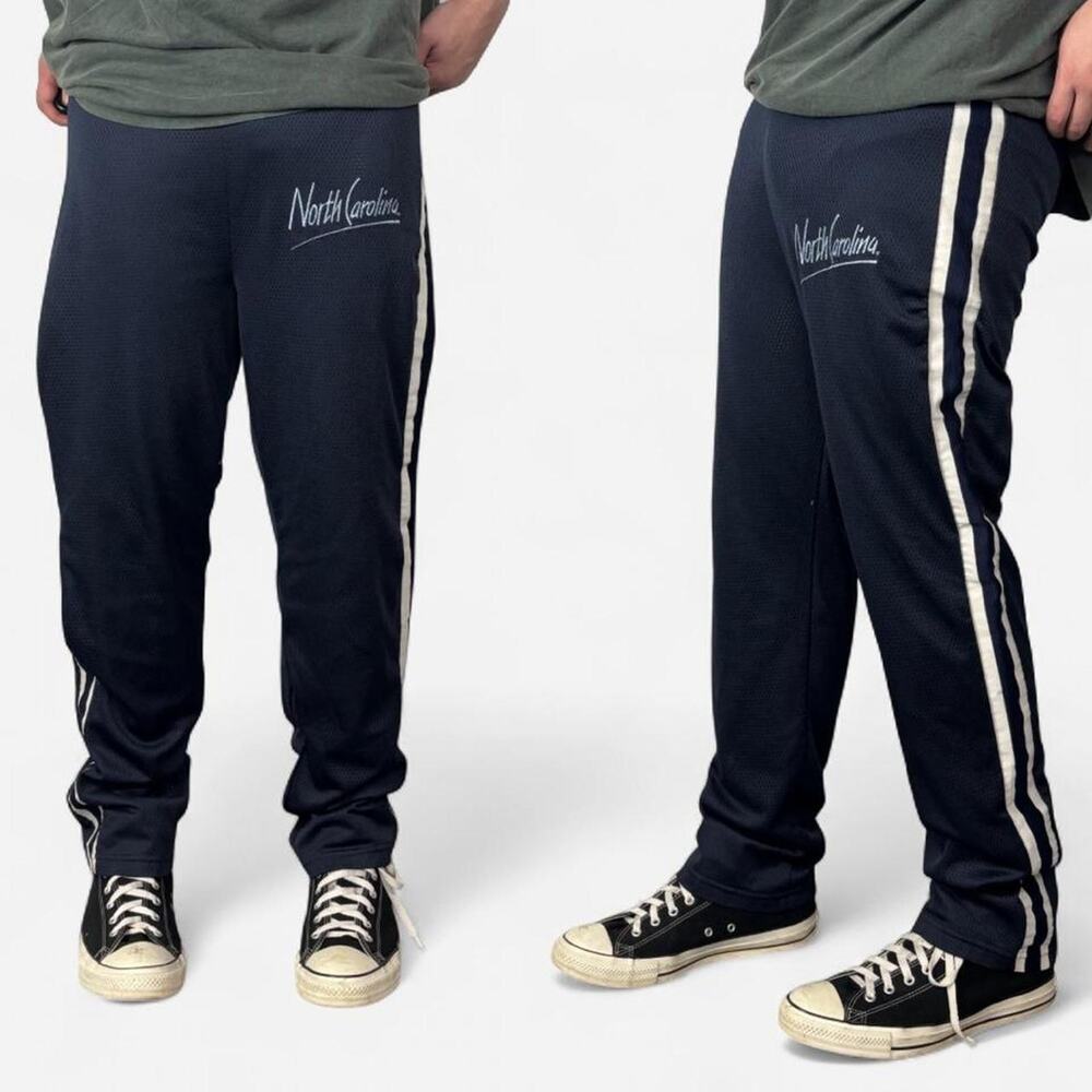 80s Carolina Tar Heels Embroidered Track Pants